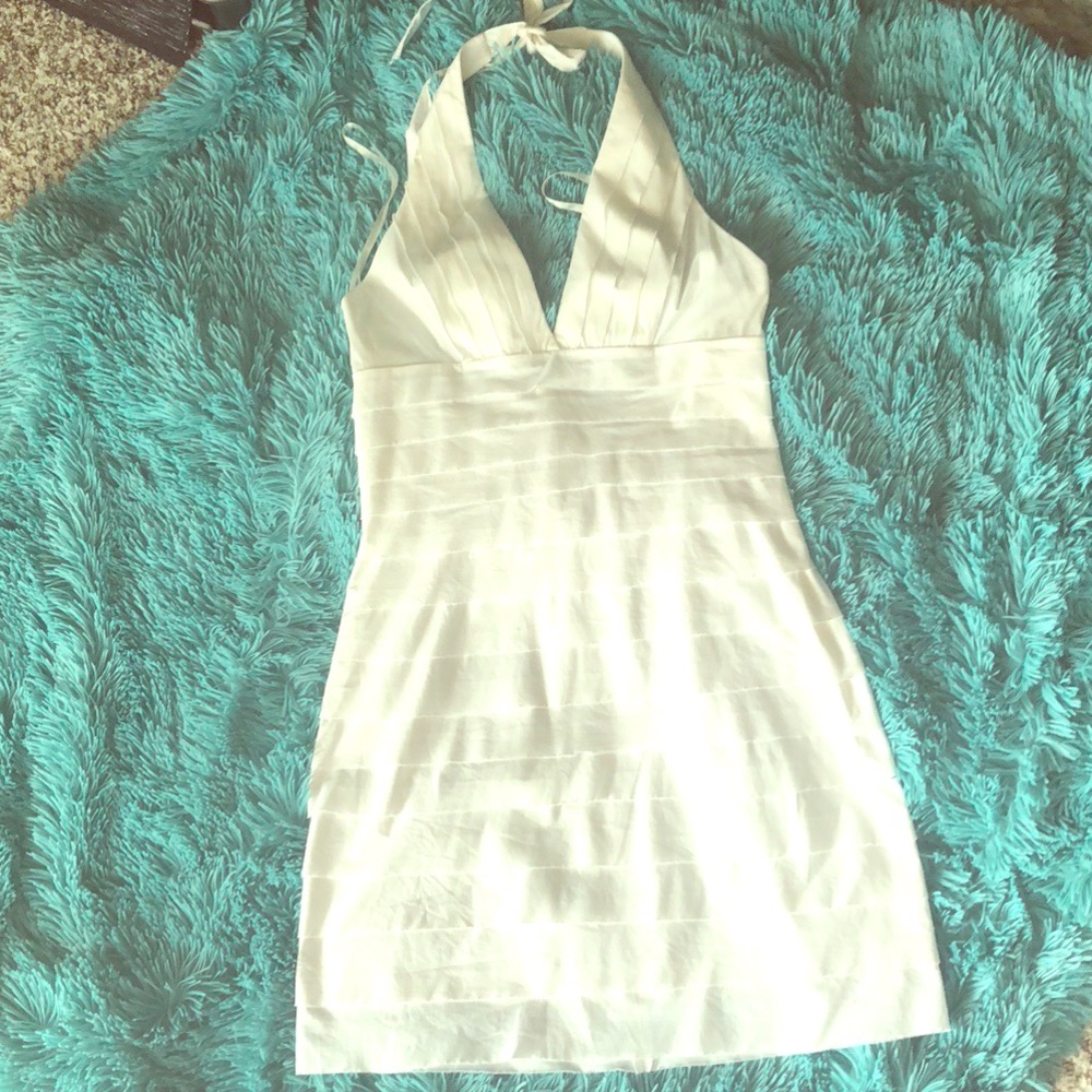 BCBG MaxAzria Halter top mini dress